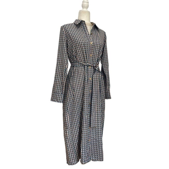 Alexia Admor Shirt Dress NWT Geometric Alexia Admor Shirt Dress Patterned Print - Picture 6 of 15
